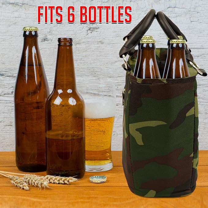 Primeware Bitchin Beer Bag Insulated 6 Bottle Beverage Tote, Camo - Image 2