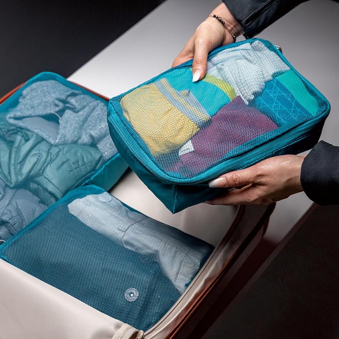 Travelon World Travel Essentials Set of 3 Soft Packing Cubes - Image 2