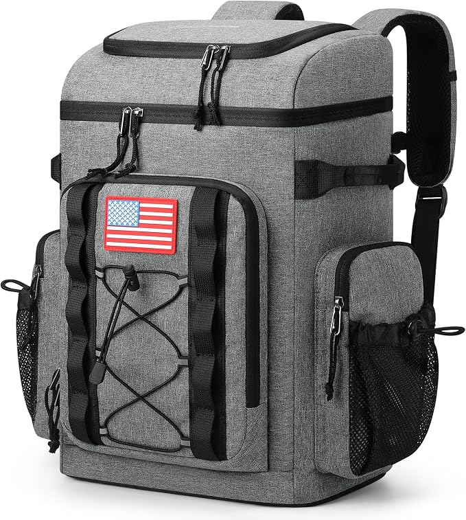 Maelstrom 35/50 Can Insulated Backpack Cooler, Leakproof Soft Lunch Ice Bag | Keeps Food Cold For 16h, Peva Liner, Durable Nylon, Ergonomic Padding. Perfect For Men, Women, Camping, Beach, Hiking, Travel by Maelstrom