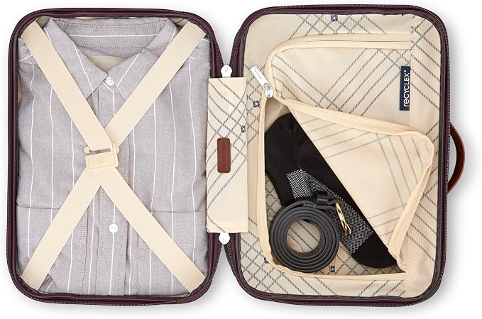 Samsonite Virtuosa Hardside Train Case, Crossbody Travel Makeup Case with Removable Strap - Image 3