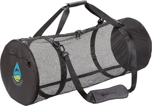 Skog Å Kust SCUBASak Collapsible Mesh Duffle Bag with Exterior Waterproof Pocket by Skog+%C3%85+Kust