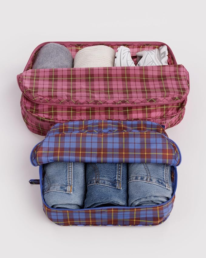 BAGGU Large Packing Cube Set - Check Mix - Image 2