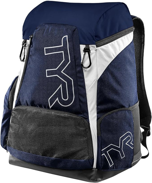Alliance Backpack TYR Wet/Dry Athletic Gym and Pool Bag for Men and Women - Separate Wet/Dry Compartments, 45L Capacity, Ergonomic, Water-Resistant - Available in Team Colors by TYR