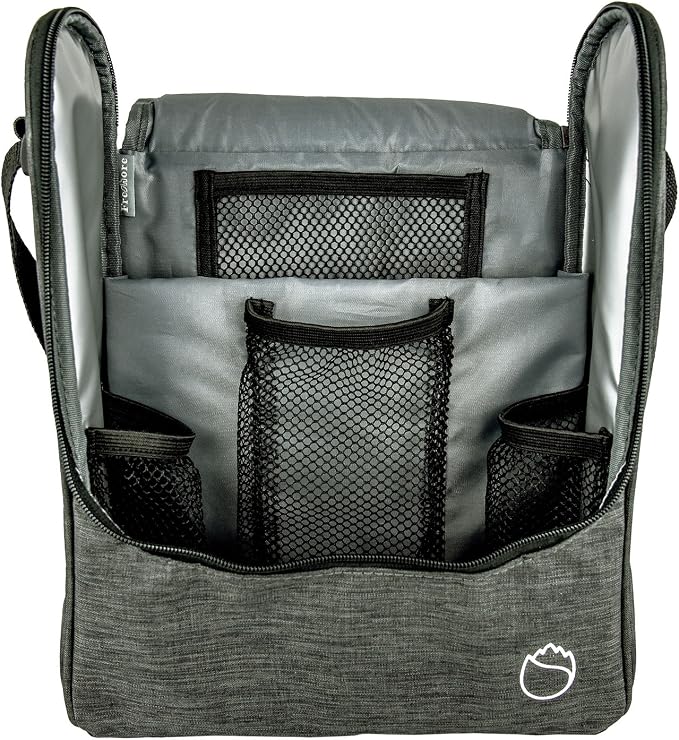 Insulated Wine 3 or 6 Bottle Carriers Tote Travel Cooler Gift Bag For Airplane Liquor With Padded Shoulder Strap - Image 8
