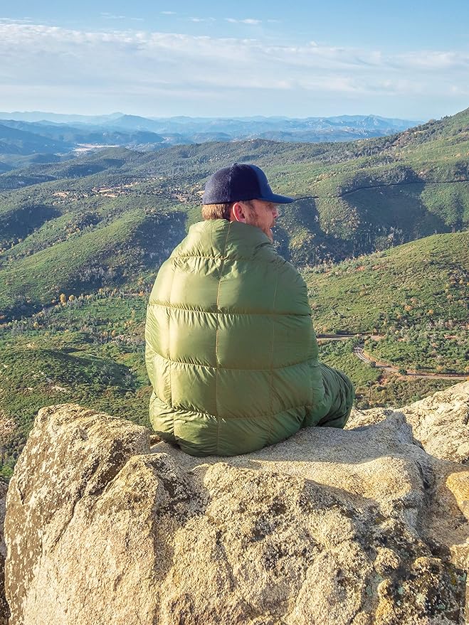 Get Out Gear Down Camping Blanket - Puffy, Packable, Lightweight and Warm | Ideal for Outdoors, Travel, Stadium, Festivals, Beach, Hammock | 650 Fill Power Water-Resistant Backpacking Quilt - Image 3
