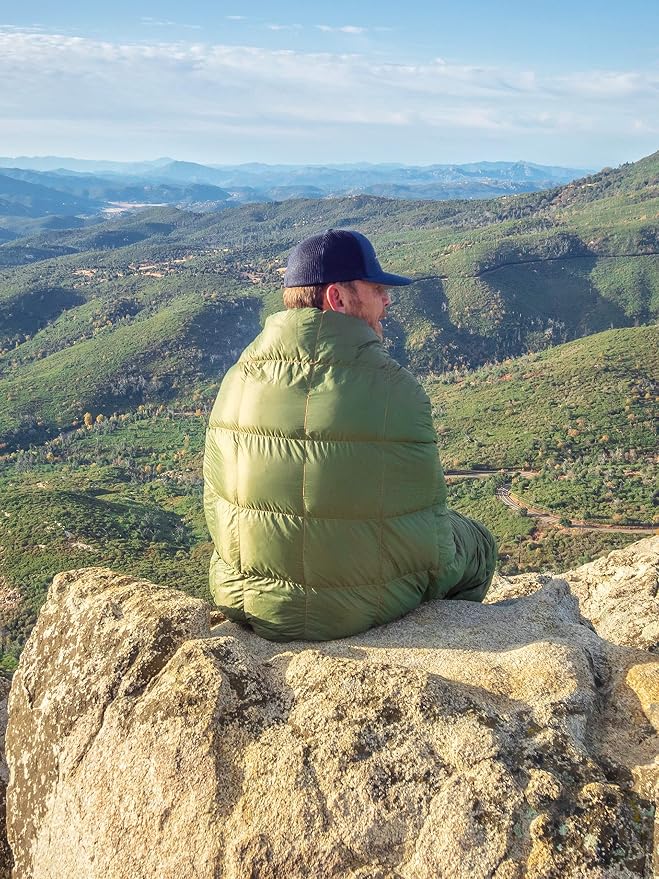 Get Out Gear Down Camping Blanket - Puffy, Packable, Lightweight and Warm | Ideal for Outdoors, Travel, Stadium, Festivals, Beach, Hammock | 650 Fill Power Water-Resistant Backpacking Quilt - Image 3