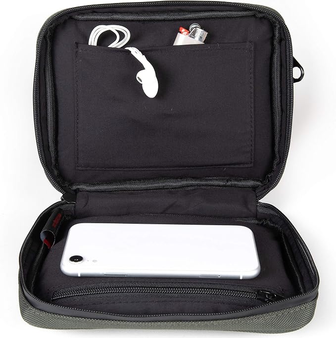 DIME BAGS Lockable Odor Sealing Padded Pouch, 3-Digit Combo Lock & Hidden Storage Pocket, Carbon Lined Scent Protection Boss - Image 5