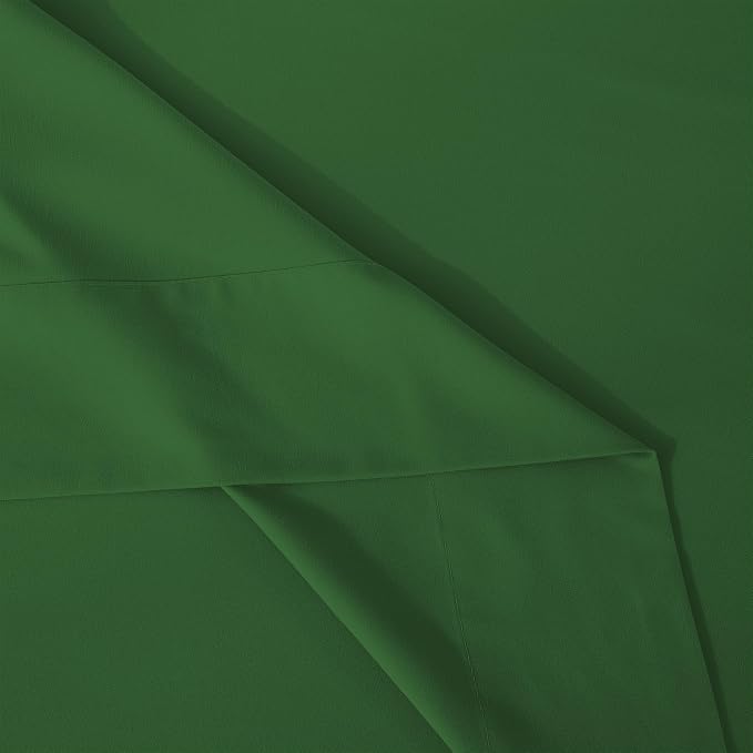 Mocassi 4-Piece Extra Deep Pocket 16-24 Inch Air Mattress Bed Sheet Set- 4PC Sheet Set with Smart Pockets Ideal for Air Beds, RVs, Camping and Guest Rooms Premium Hotel Quality, King, Hunter Green - Image 8