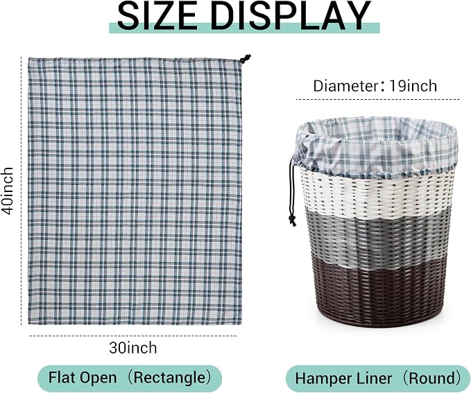 ZPECC Bulk Travel Laundry Bag,Extra Large Heavy Duty Laundry Bags 24 Pack,Washable Dirty Clothes Organizer for Commercial College Dorm Hotel Camping and Home Storage 30x40(Checkered) - Image 4