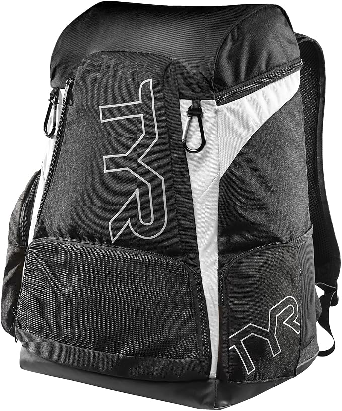 Alliance Backpack TYR Wet/Dry Athletic Gym and Pool Bag for Men and Women - Separate Wet/Dry Compartments, 45L Capacity, Ergonomic, Water-Resistant - Available in Team Colors by TYR