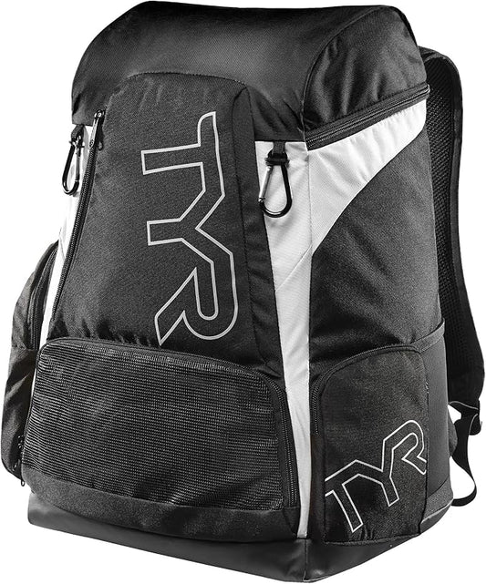 Alliance Backpack TYR Wet/Dry Athletic Gym and Pool Bag for Men and Women - Separate Wet/Dry Compartments, 45L Capacity, Ergonomic, Water-Resistant - Available in Team Colors by TYR