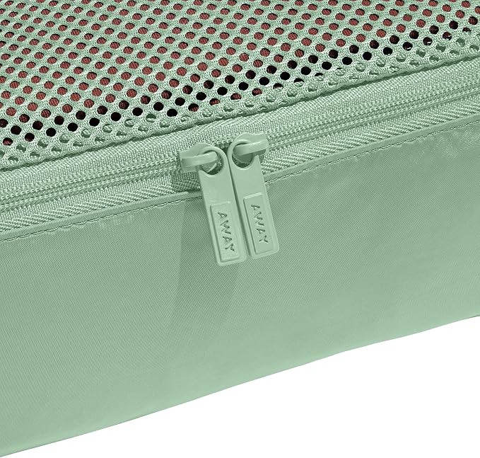Away Insider Packing Cubes Set of 4 – Lightweight Travel Organizers for Luggage, Suitcases & Carry-On Bags, Sea Green - Image 4