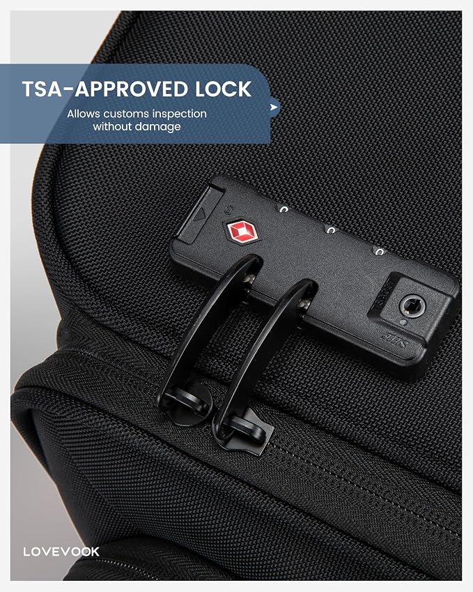 Carry On Luggage 22x14x9 Airline Approved, 22-Inch Suitcases with Spinner Wheels, Softside Carry-on Luggage with TSA Lock for Men Women Business Trip, Lightweight Large Capacity Luggage for Travel - Image 8