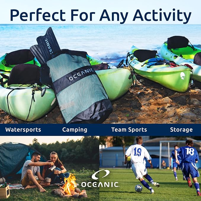 Oceanic Mesh Backpack Gear Bag - Image 6
