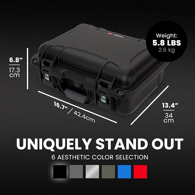 NANUK 920 Pro Photo Kit – Waterproof Travel Camera Hard Case with Padded Dividers & Lid Organizer, 16.7” x 13.4” x 6.8”, Dustproof & Impact-Resistant, Airline Carry-On Approved – Black | IP67 Waterproof Nk-7 Resin, Powerclaw Latches, Padded Divider and... - Image 5