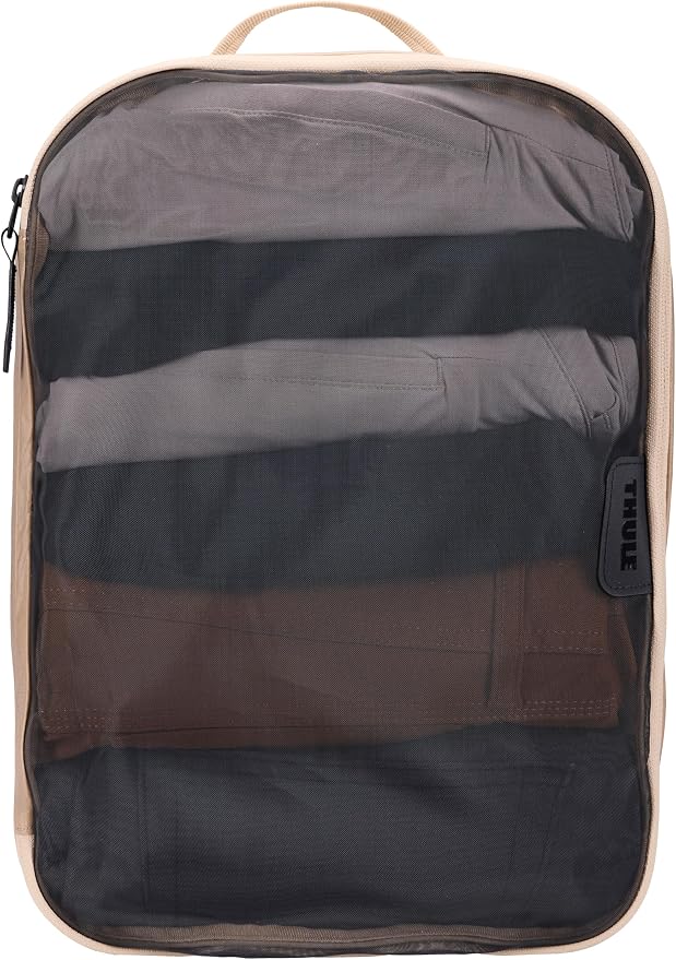 Thule Packing Cube, Size Medium, Transparent Fabric, Organize Shirts, Pants, Sweaters, Easy to Pack - Image 2