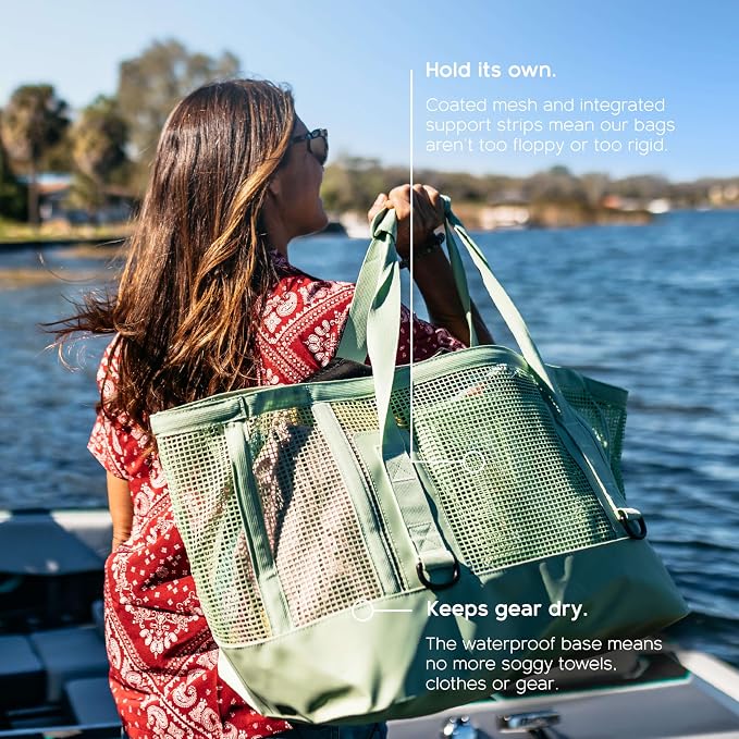 MISSION Boat Gear CASSI Heavy-Duty Outdoor Tote and Waterproof Marine-Grade Mesh Boat Bags - Image 4