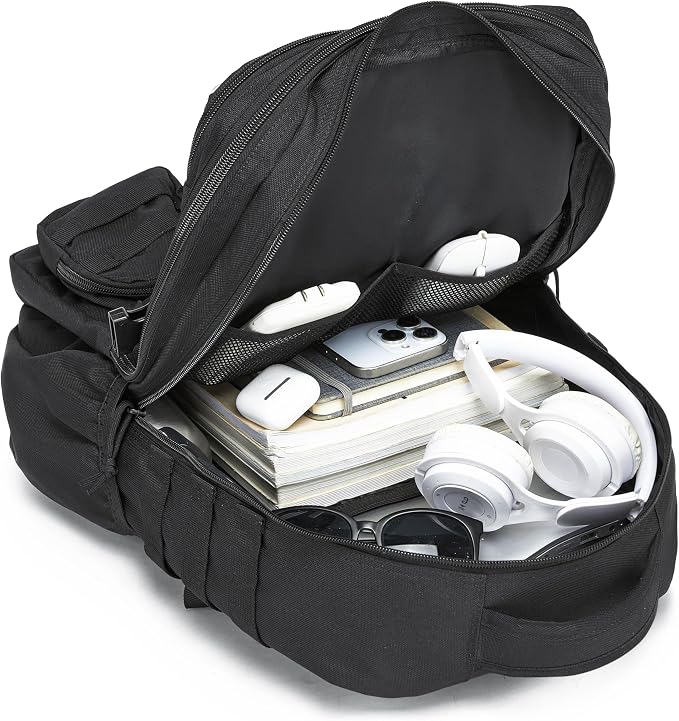 Wotony Tactical Backpack - Military waterproof backpack with multiple pockets and tactical gear for the outdoors (khaki, 35L) - Image 8