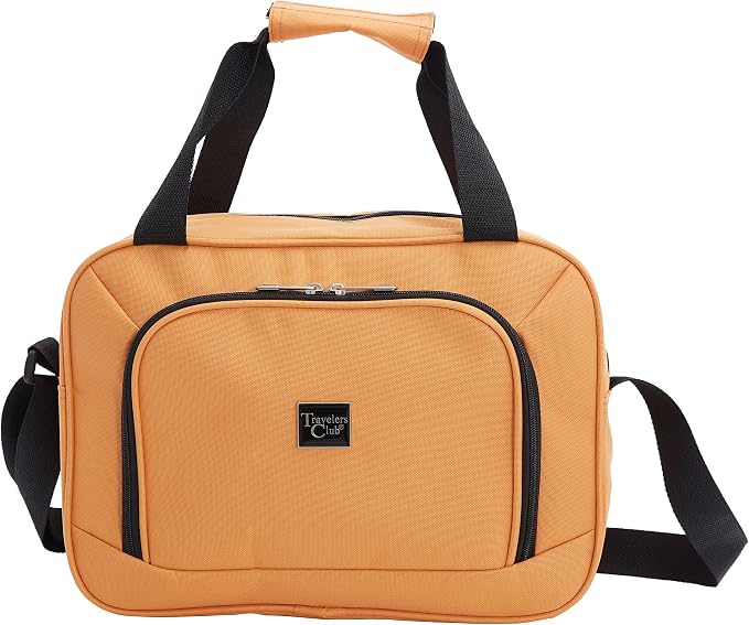 Travelers Club Midtown Hardside 4-Piece Luggage Travel Set, Butterscotch - Image 6