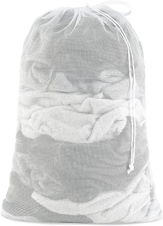 Whitmor Mesh Laundry Bag - White by Whitmor