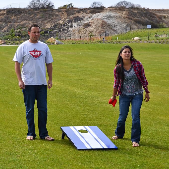 GoSports Portable Cornhole Sets, 8 Styles – Choose 4 x 2 ft or 3 x 2 ft - Boards Include 8 Bean Bags, Travel Case, and Game Rules - Image 5