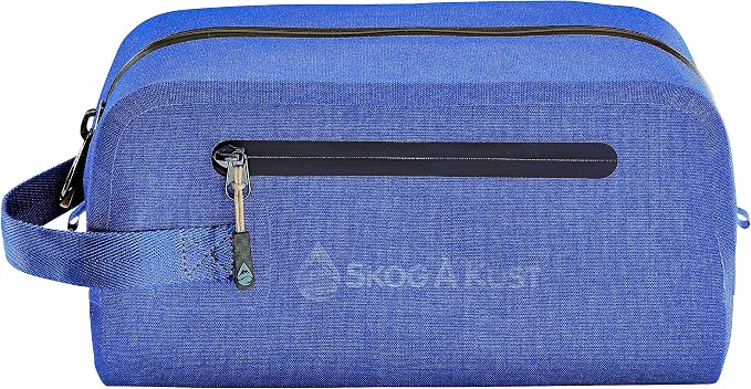 Skog Å Kust DoppSak Waterproof & Leak-proof Travel Toiletry Bag (Blue, Small) - Image 3