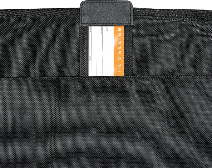 Briggs & Riley Classic Garment Bag for Hanging Clothes - Suit & Dress Travel Bag for Men & Women, Wrinkle Reducing Luggage for Shirts, Tuxedos, & Coats, Smooth Zipper - Baseline Collection, Black - Image 12