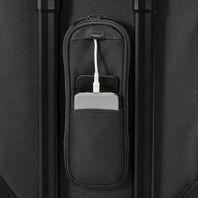 Briggs & Riley Essential 22" 2-Wheel Expandable Carry On - Luggage for Travel, Suitcases with Wheels, Softside Rolling Bag for Men & Women, Self-Repairing Zipper - Baseline Collection, Black - Image 8