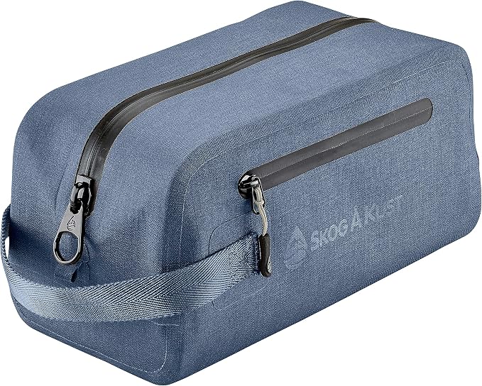 DoppSåk Waterproof & Leak-Proof Travel Toiletry Bag | Small, Midnight Blue by Skog+%C3%85+Kust