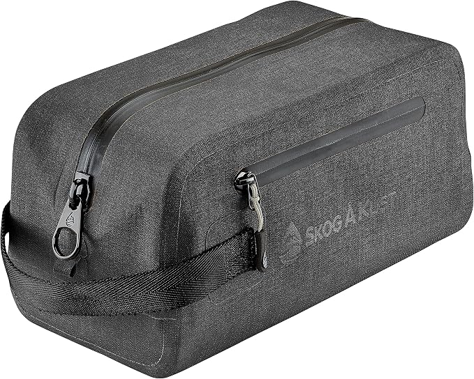 DoppSåk Waterproof & Leak-Proof Travel Toiletry Bag | Small, Black by Skog+%C3%85+Kust