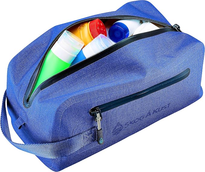 Skog Å Kust DoppSak Waterproof & Leak-proof Travel Toiletry Bag (Blue, Small) - Image 6