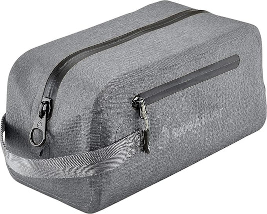 DoppSåk Waterproof & Leak-Proof Travel Toiletry Bag | Large, Charcoal Grey by Skog+%C3%85+Kust