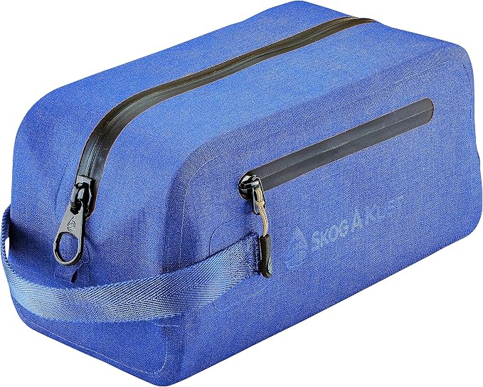 Skog Å Kust DoppSak Waterproof & Leak-proof Travel Toiletry Bag (Blue, Small) by Skog+%C3%85+Kust
