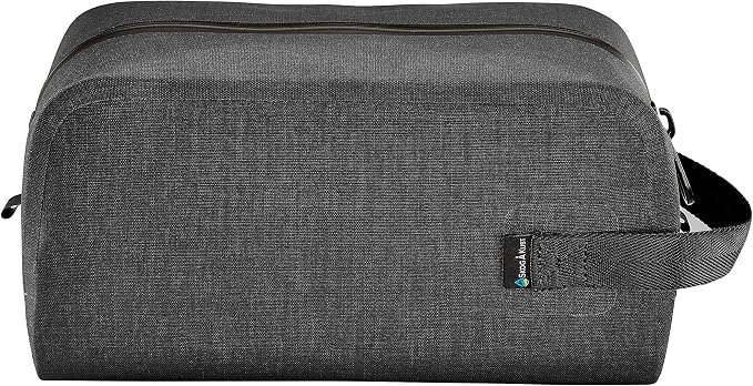DoppSåk Waterproof & Leak-Proof Travel Toiletry Bag | Large, Black - Image 4