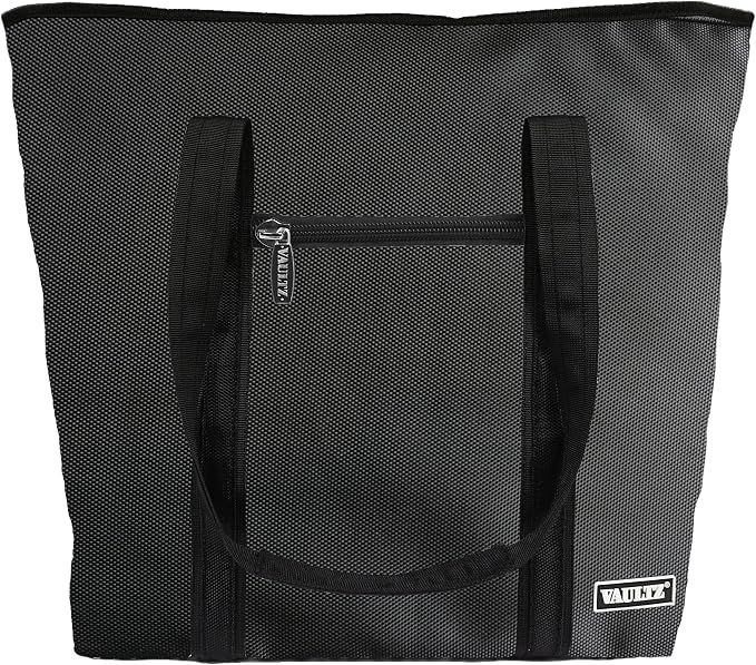 Vaultz Locking Cooler Bag - 20.5 Inches Travel Tote for Security and Convenience - Spacious and Insulated in Sleek Black by Vaultz
