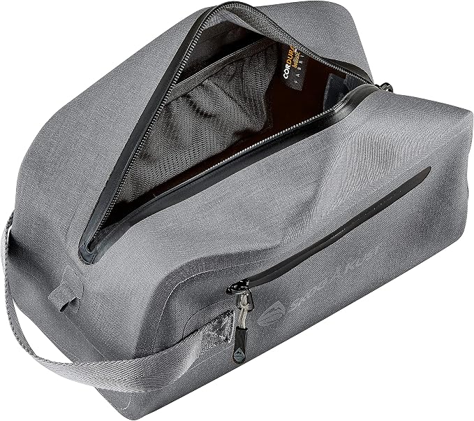 DoppSåk Waterproof & Leak-Proof Travel Toiletry Bag | Small, Charcoal Grey - Image 5