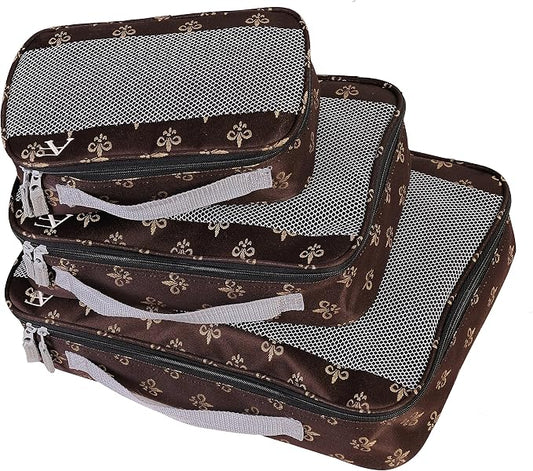 American Flyer Fleur De Lis Packing Cubes - 3-Piece Set by AmericanFlyer