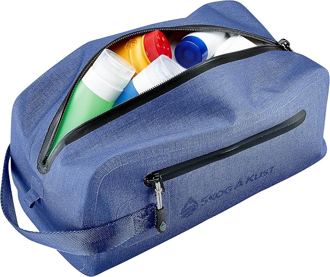 DoppSåk Waterproof & Leak-proof Travel Toiletry Bag | Large Blue - Image 5