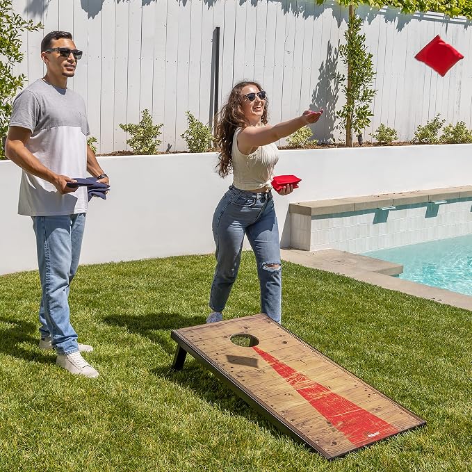 GoSports Portable Cornhole Sets, 8 Styles – Choose 4 x 2 ft or 3 x 2 ft - Boards Include 8 Bean Bags, Travel Case, and Game Rules - Image 6