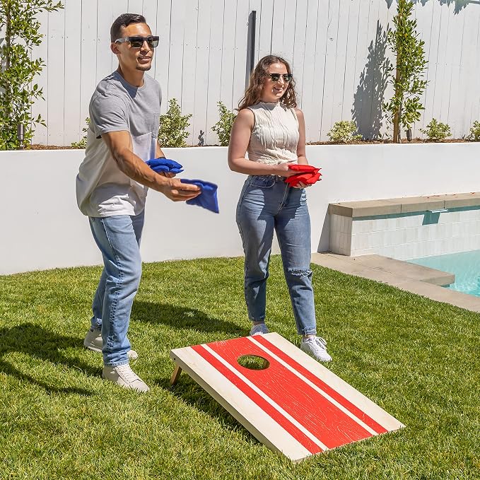 GoSports Portable Cornhole Sets, 8 Styles – Choose 4 x 2 ft or 3 x 2 ft - Boards Include 8 Bean Bags, Travel Case, and Game Rules - Image 6