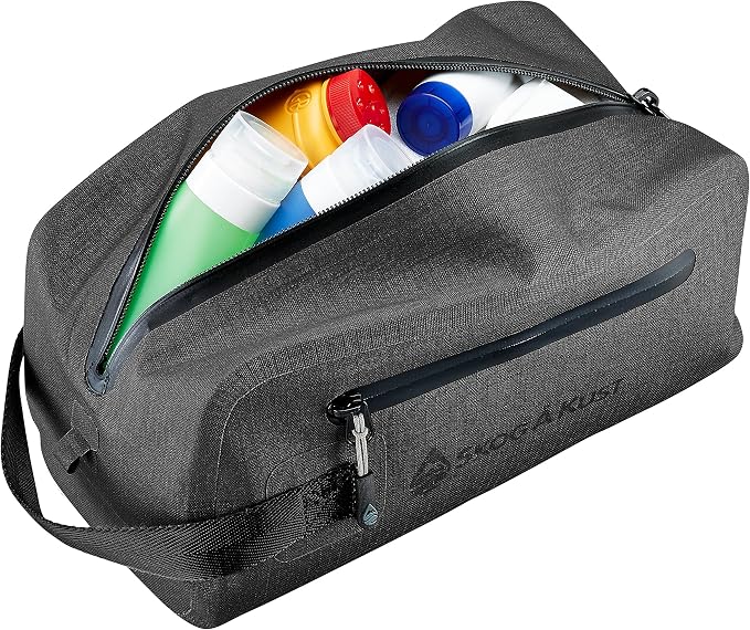 DoppSåk Waterproof & Leak-Proof Travel Toiletry Bag | Large, Black - Image 6
