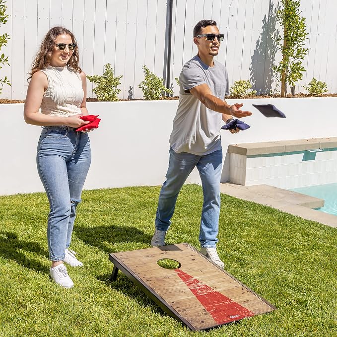 GoSports Portable Cornhole Sets, 8 Styles – Choose 4 x 2 ft or 3 x 2 ft - Boards Include 8 Bean Bags, Travel Case, and Game Rules - Image 6