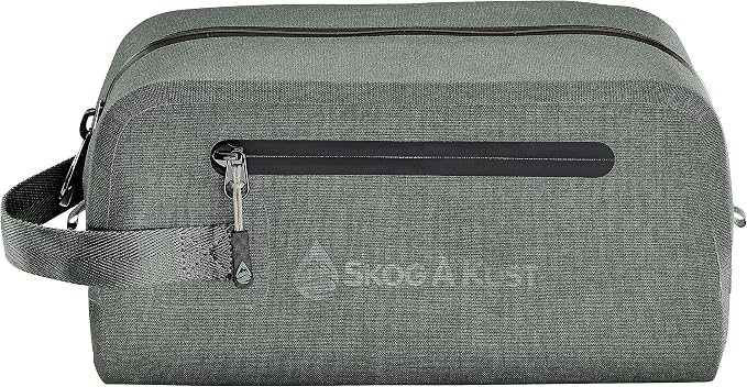 Skog Å Kust DoppSak Waterproof & Leak-proof Travel Toiletry Bag (Grey, Small) - Image 3