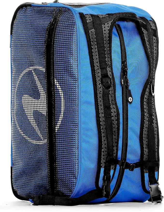 Aqualung Explorer II Duffel Travel-Ready Gear Bag | Durable Heavy-Duty Convertible Backpack w/Corrosion-Resistant Zippers & Protective Internal Padding by AquaLung