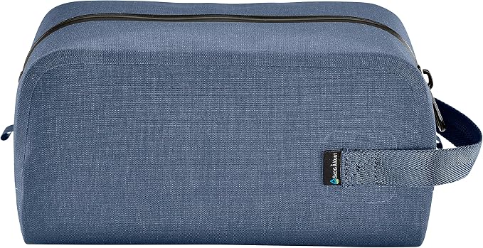 DoppSåk Waterproof & Leak-Proof Travel Toiletry Bag | Small, Midnight Blue - Image 4