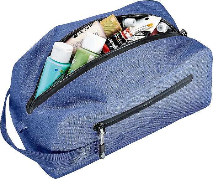 DoppSåk Waterproof & Leak-proof Travel Toiletry Bag | Large Blue - Image 6