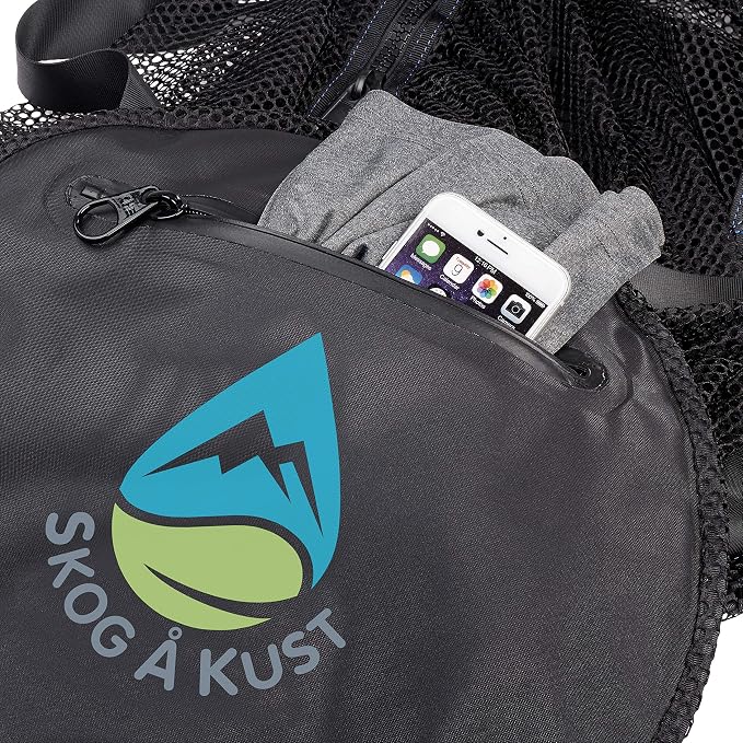 Skog Å Kust SCUBASak Collapsible Mesh Duffle Bag with Exterior Waterproof Pocket - Image 2